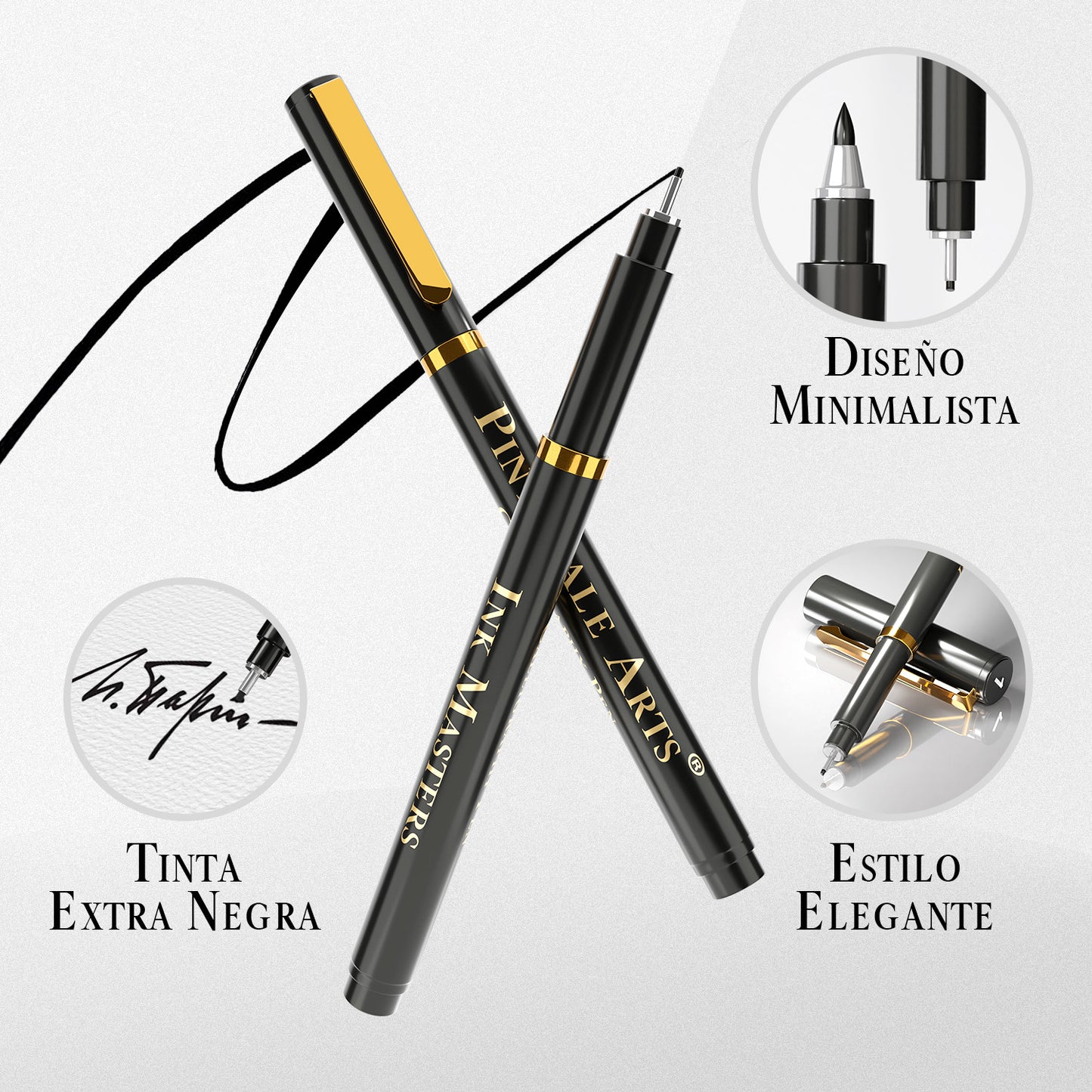 Set 7 Rotuladores Profesionales Para Dibujo, Lettering y Caligrafía