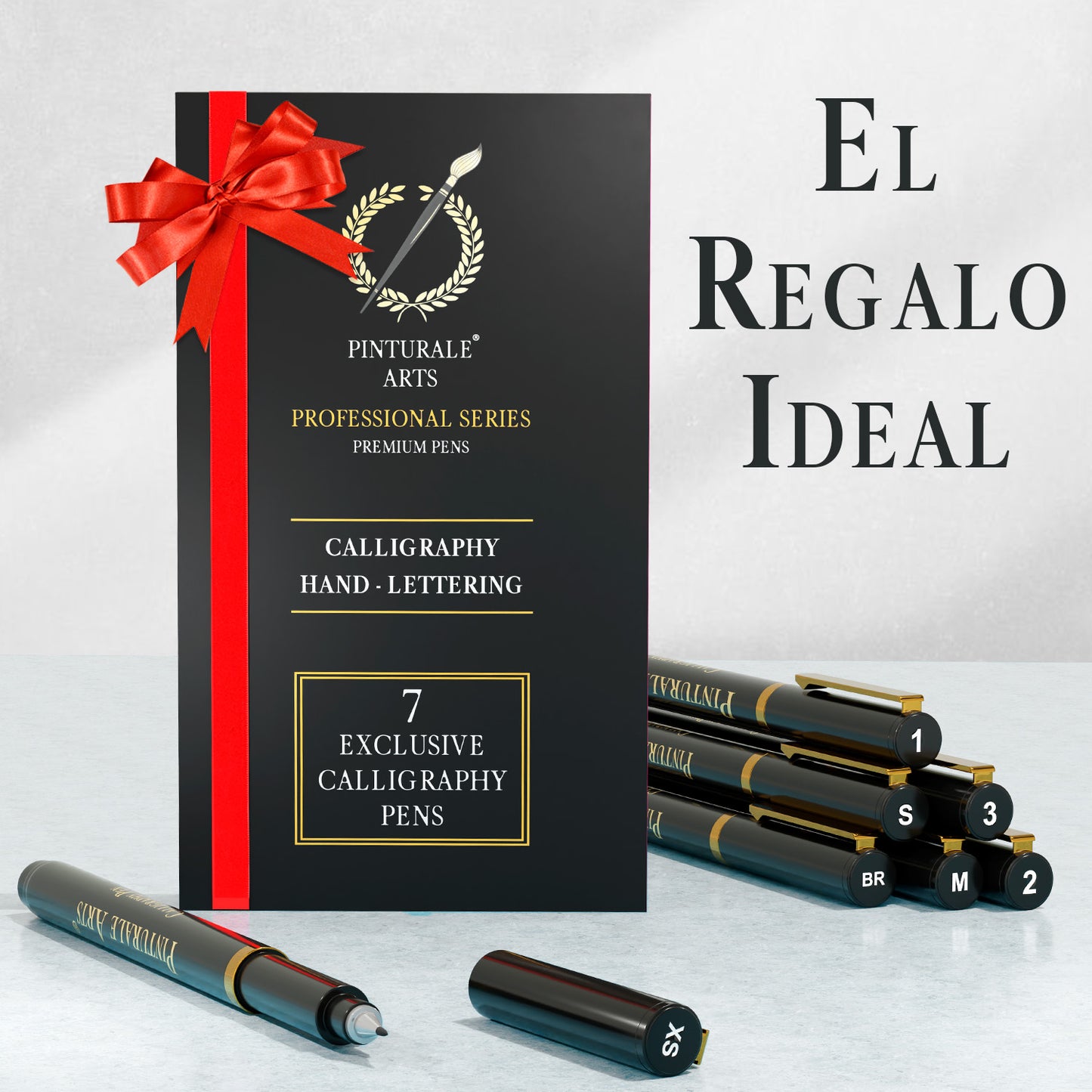 Set 7 Rotuladores Profesionales Para Dibujo, Lettering y Caligrafía