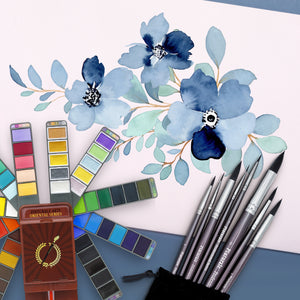 Pinturale Arts Professional Watercolor Brushes | Round Series | Set of 8  Roun
